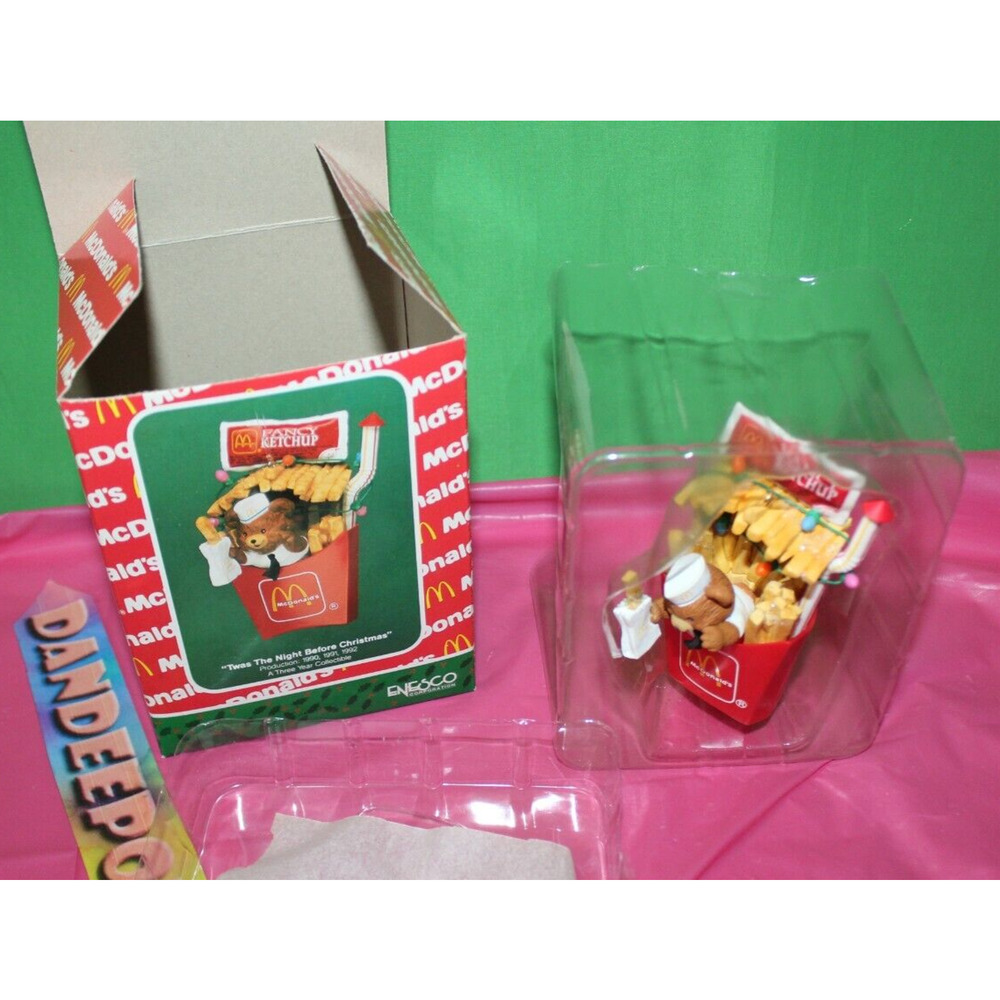 Enesco 'Twas The Night Before Christmas McDonald's Vintage Ornament 1990-92